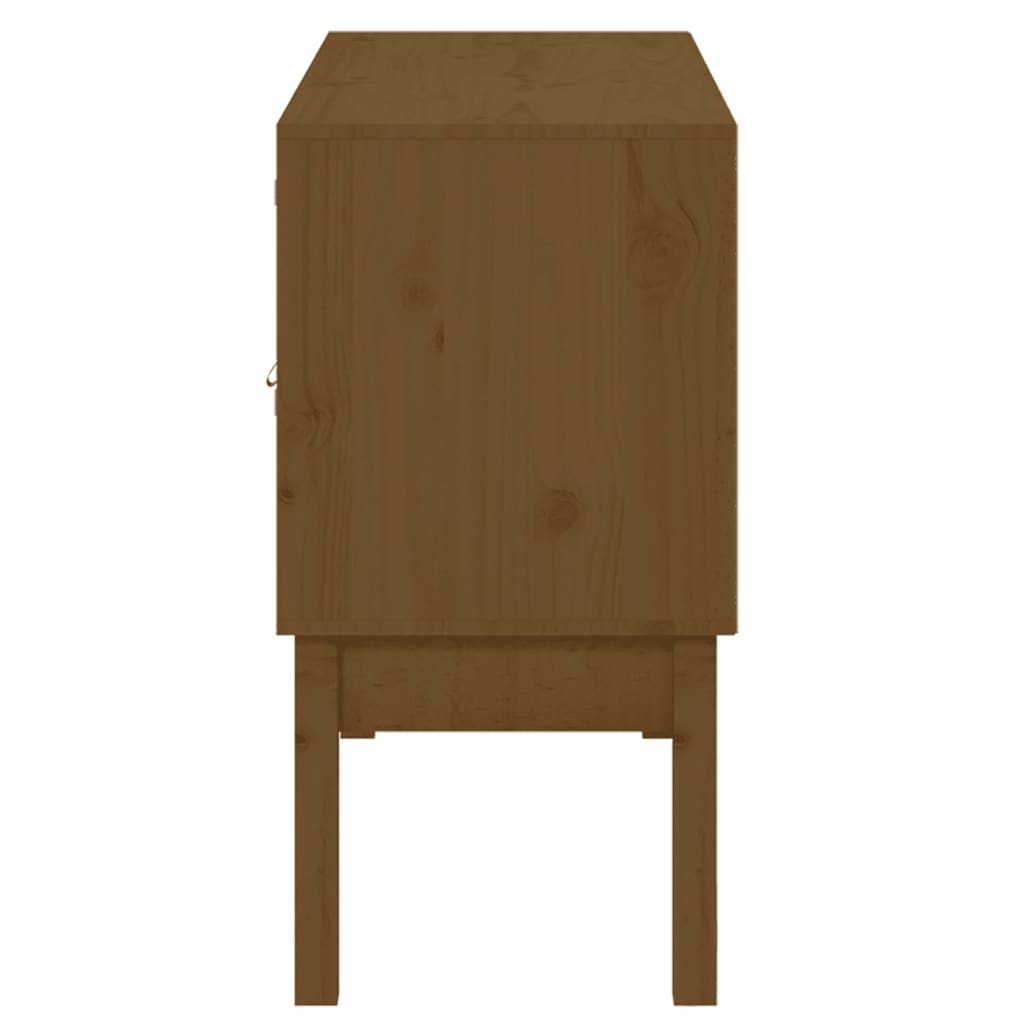 Dressoir 110x40x78 cm massief grenenhout honingbruin - AllerleiShop