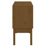 Dressoir 110x40x78 cm massief grenenhout honingbruin - AllerleiShop