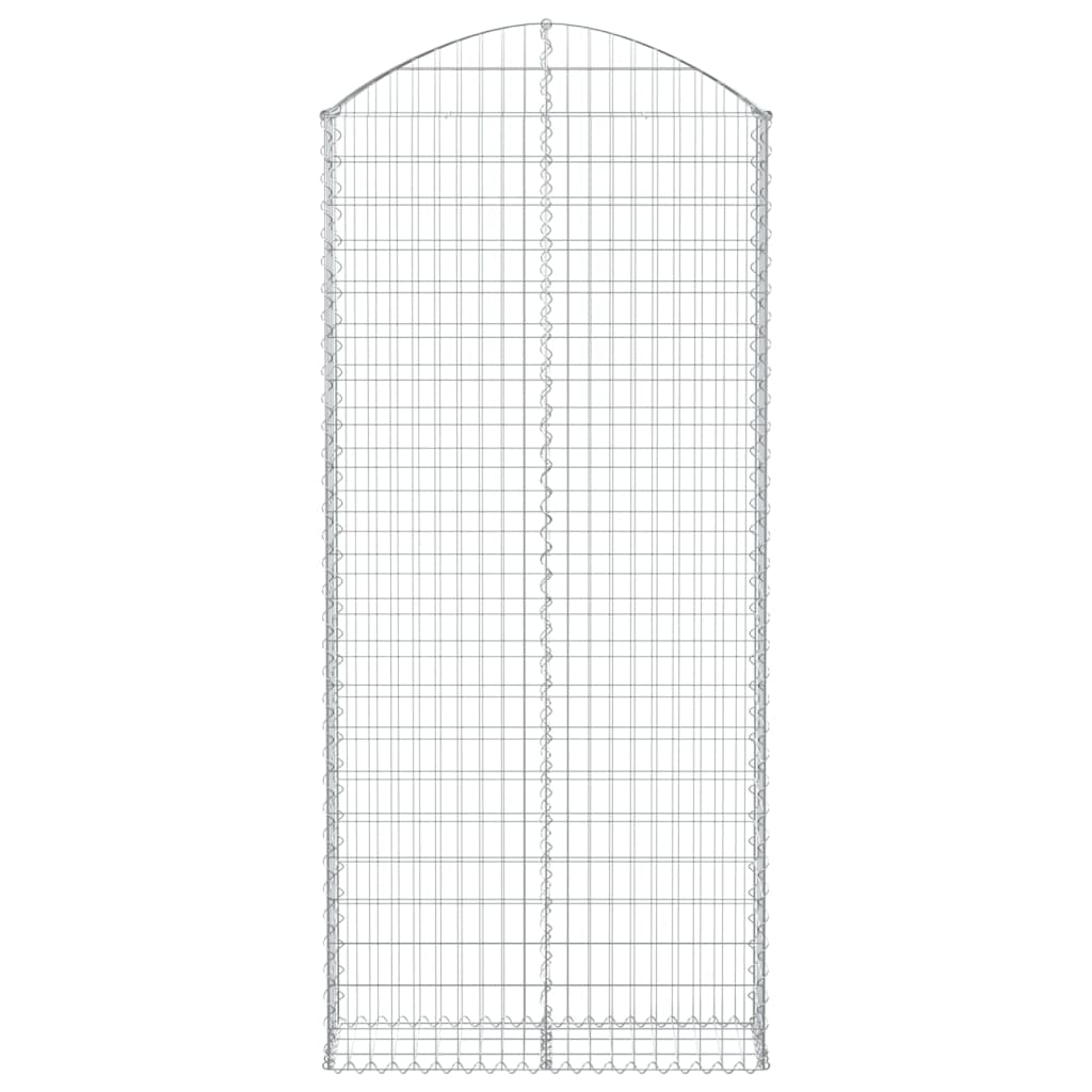 Schanskorf gewelfd 100x30x220/240 cm gegalvaniseerd ijzer