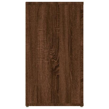 Dressoir 100x33x59,5 cm bewerkt hout bruin eikenkleur - AllerleiShop