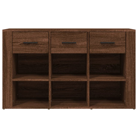 Dressoir 100x30x59,5 cm bewerkt hout bruin eikenkleur - AllerleiShop