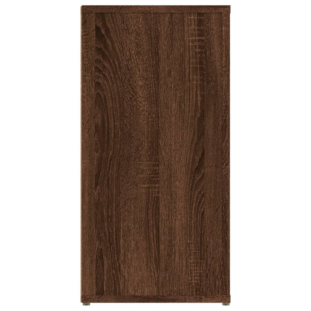 Dressoir 100x30x59,5 cm bewerkt hout bruin eikenkleur - AllerleiShop