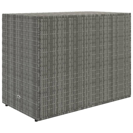 Tuinkast 100x55,5x80 cm poly rattan grijs - AllerleiShop