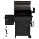 Pelletbarbecue met schoorsteen 104 cm ijzer zwart - AllerleiShop