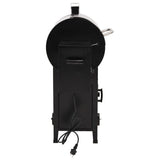 Pelletbarbecue met schoorsteen 104 cm ijzer zwart - AllerleiShop