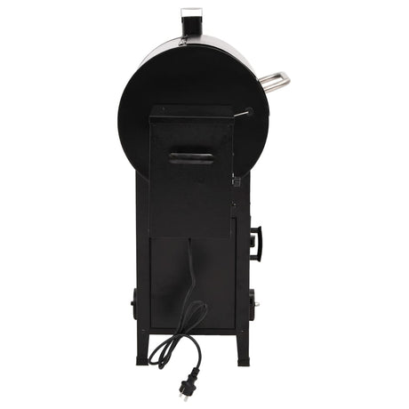 Pelletbarbecue met schoorsteen 104 cm ijzer zwart - AllerleiShop