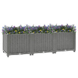 Plantenbak verhoogd 120x40x38 cm polypropeen