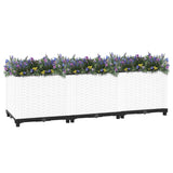 Plantenbak verhoogd 120x40x38 cm polypropeen