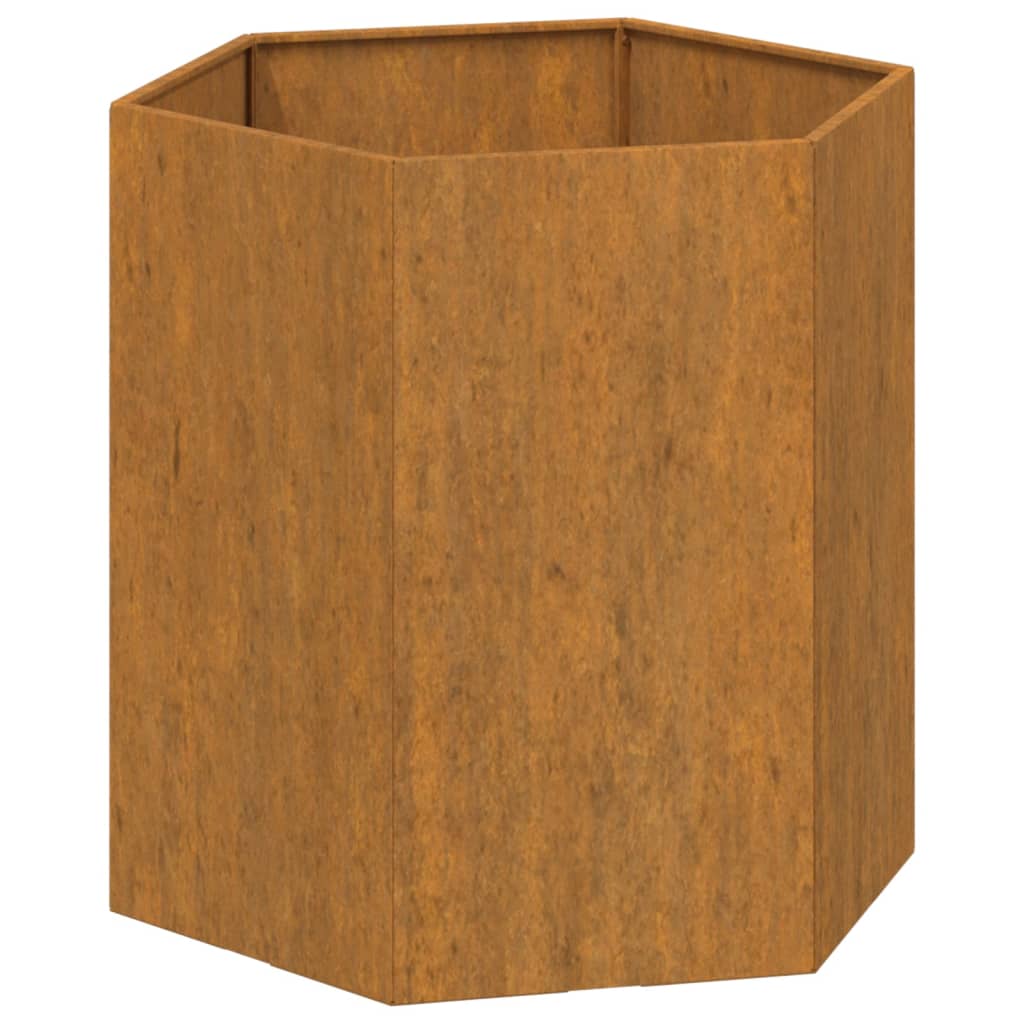 Plantenbak roestig 40x40x45 cm cortenstaal - AllerleiShop