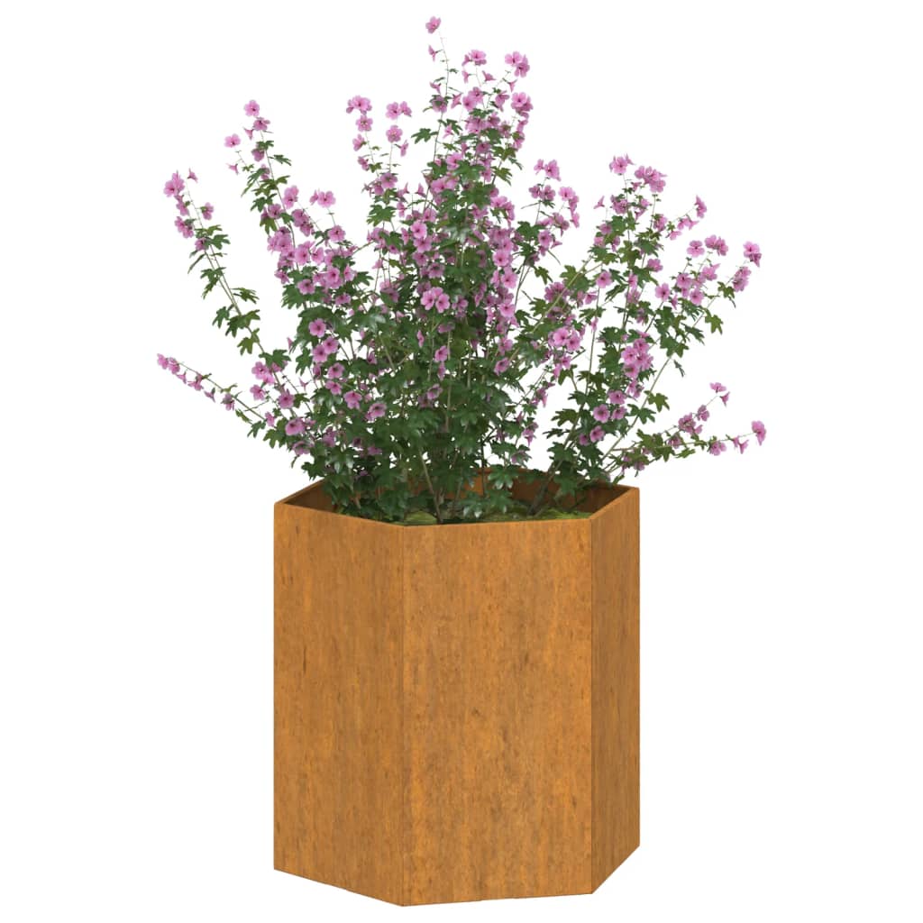 Plantenbak roestig 40x40x45 cm cortenstaal - AllerleiShop