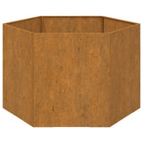 Plantenbak roestig 60x60x45 cm cortenstaal - AllerleiShop