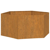 Plantenbak roestig 90x90x45 cm cortenstaal - AllerleiShop