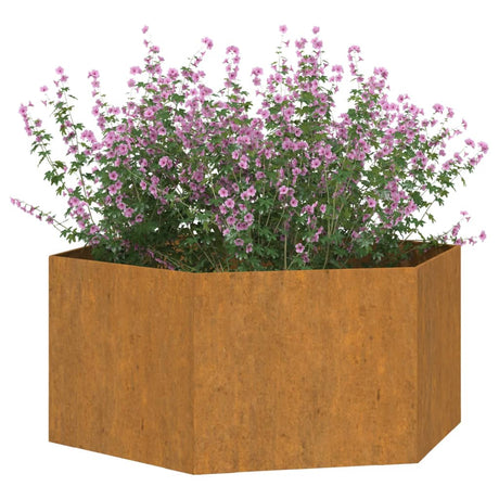 Plantenbak roestig 90x90x45 cm cortenstaal - AllerleiShop