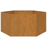 Plantenbak roestig 90x90x45 cm cortenstaal - AllerleiShop