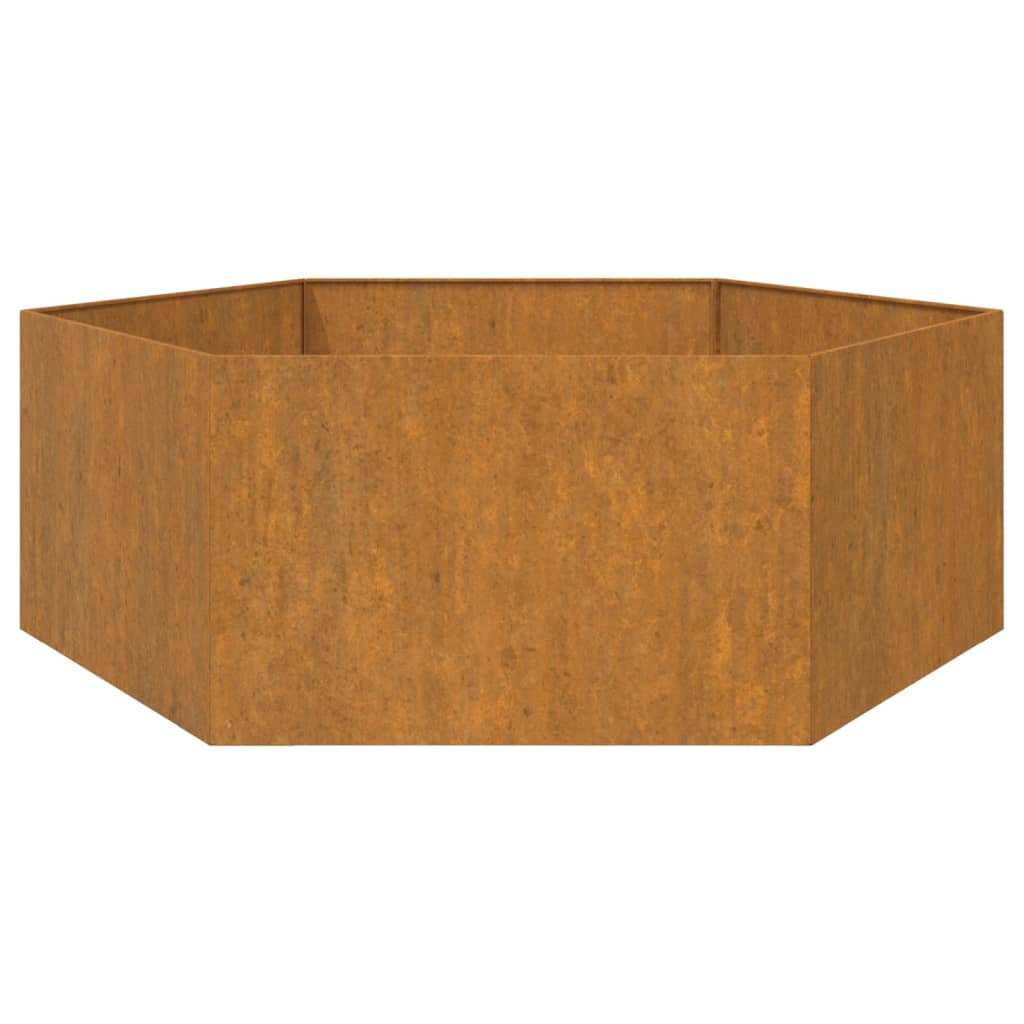 Plantenbak roestig 138x120x45 cm cortenstaal - AllerleiShop