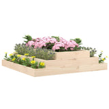 Plantenbak 110x110x27 cm massief grenenhout - AllerleiShop