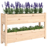 Plantenbak 112x25x66 cm massief grenenhout - AllerleiShop