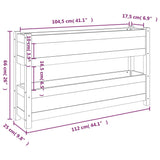 Plantenbak 112x25x66 cm massief grenenhout - AllerleiShop