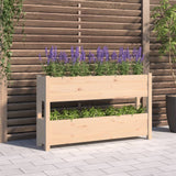 Plantenbak 112x25x66 cm massief grenenhout - AllerleiShop