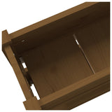 Plantenbak 112x25x66 cm massief grenenhout honingbruin - AllerleiShop