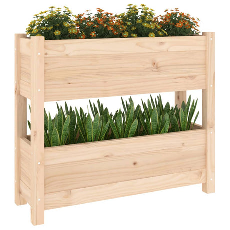 Plantenbak 77x25x66 cm massief grenenhout - AllerleiShop