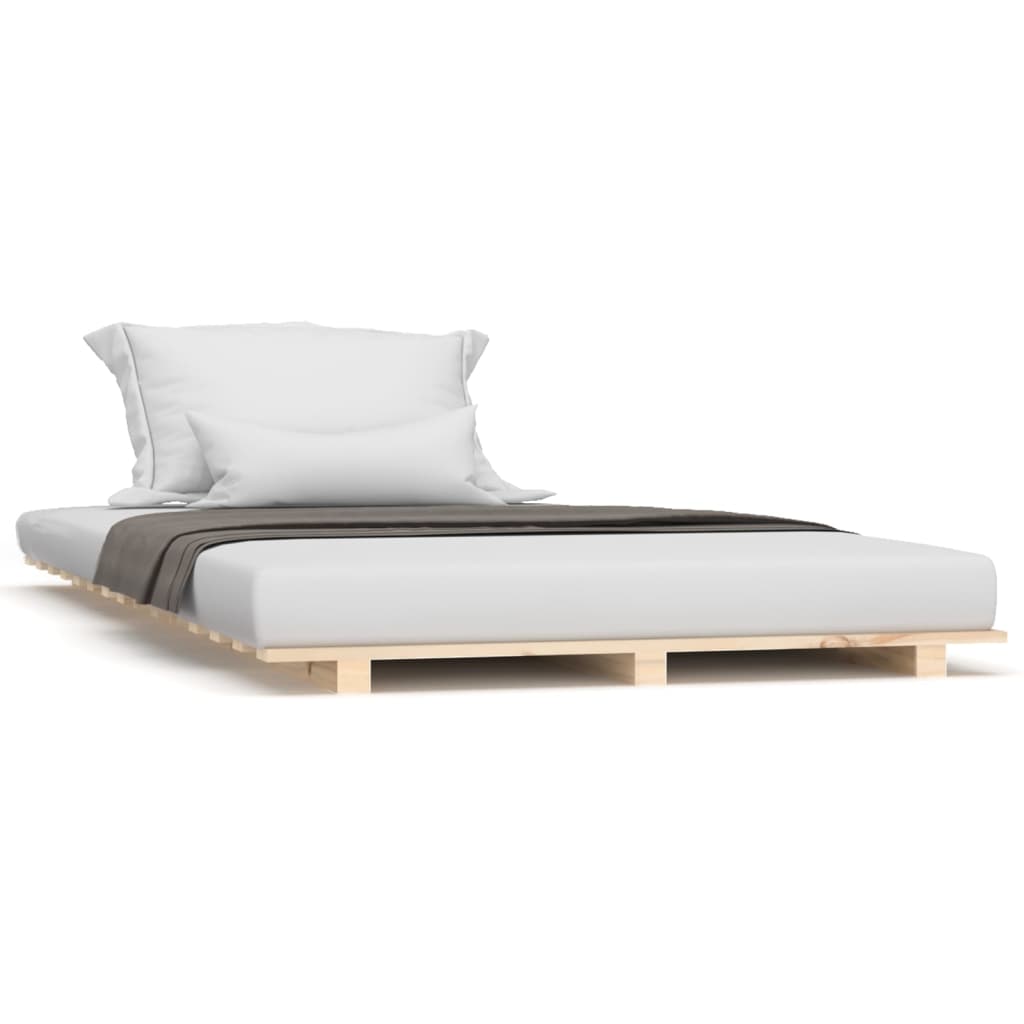 Bedframe 90x190 cm massief grenenhout - AllerleiShop