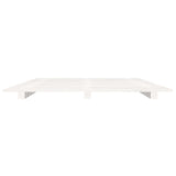 Bedframe 90x190 cm massief grenenhout wit - AllerleiShop