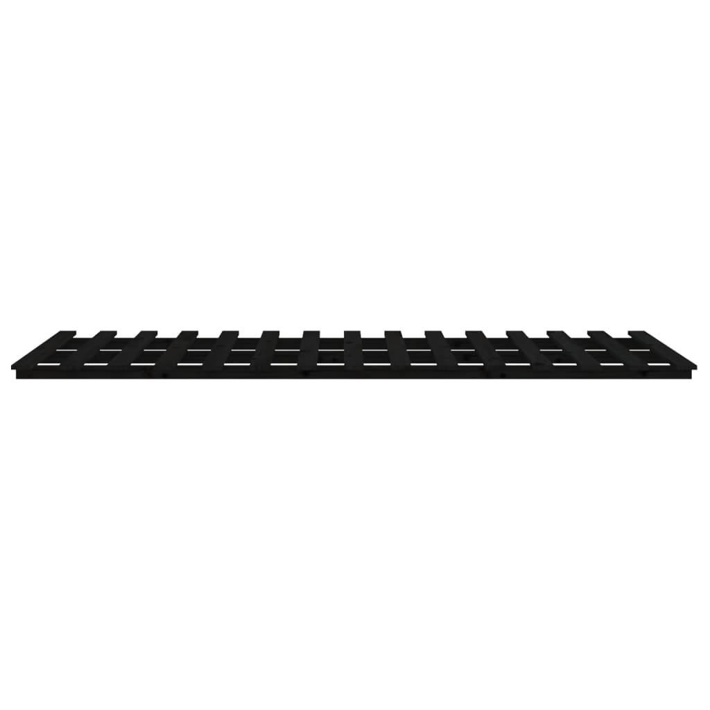 Bedframe 90x190 cm massief grenenhout zwart - AllerleiShop