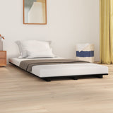Bedframe 90x190 cm massief grenenhout zwart - AllerleiShop