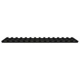 Bedframe 75x190 cm massief grenenhout zwart - AllerleiShop