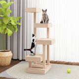 Kattenmeubel 45,5x49x103 cm massief grenenhout - AllerleiShop