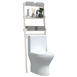 Toiletrek 63,5x32x179 cm massief grenenhout wit - AllerleiShop