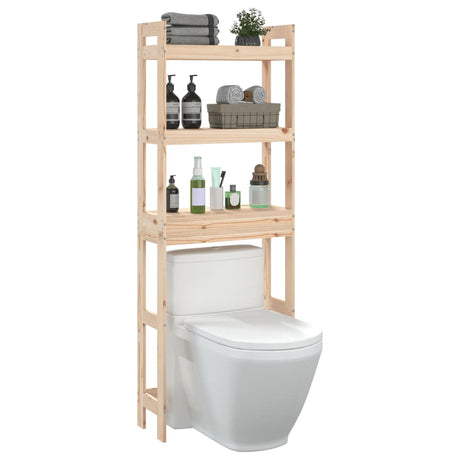 Toiletrek 63x26x171 cm massief grenenhout - AllerleiShop