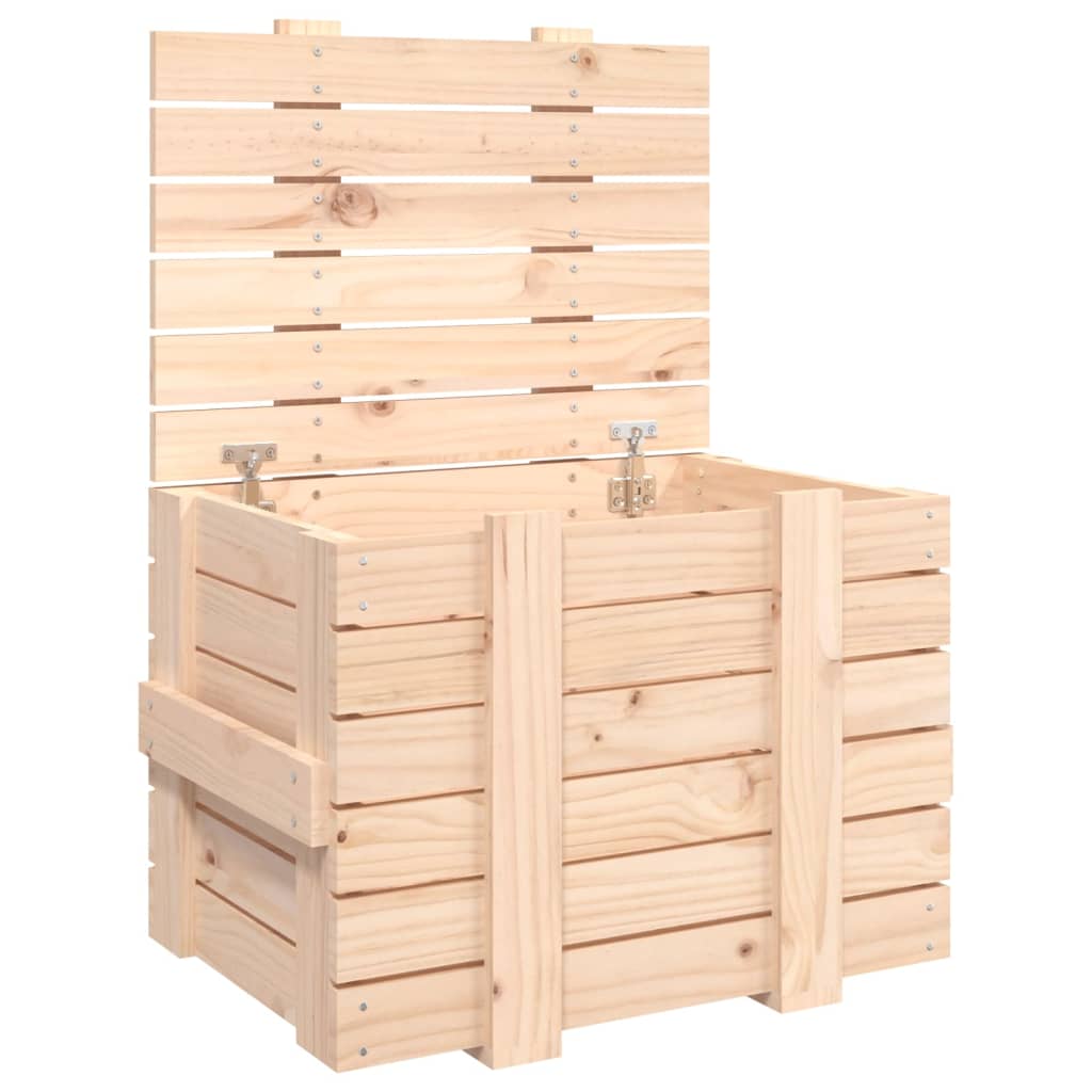 Opbergbox 58x40,5x42 cm massief grenenhout - AllerleiShop