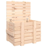 Opbergbox 58x40,5x42 cm massief grenenhout - AllerleiShop