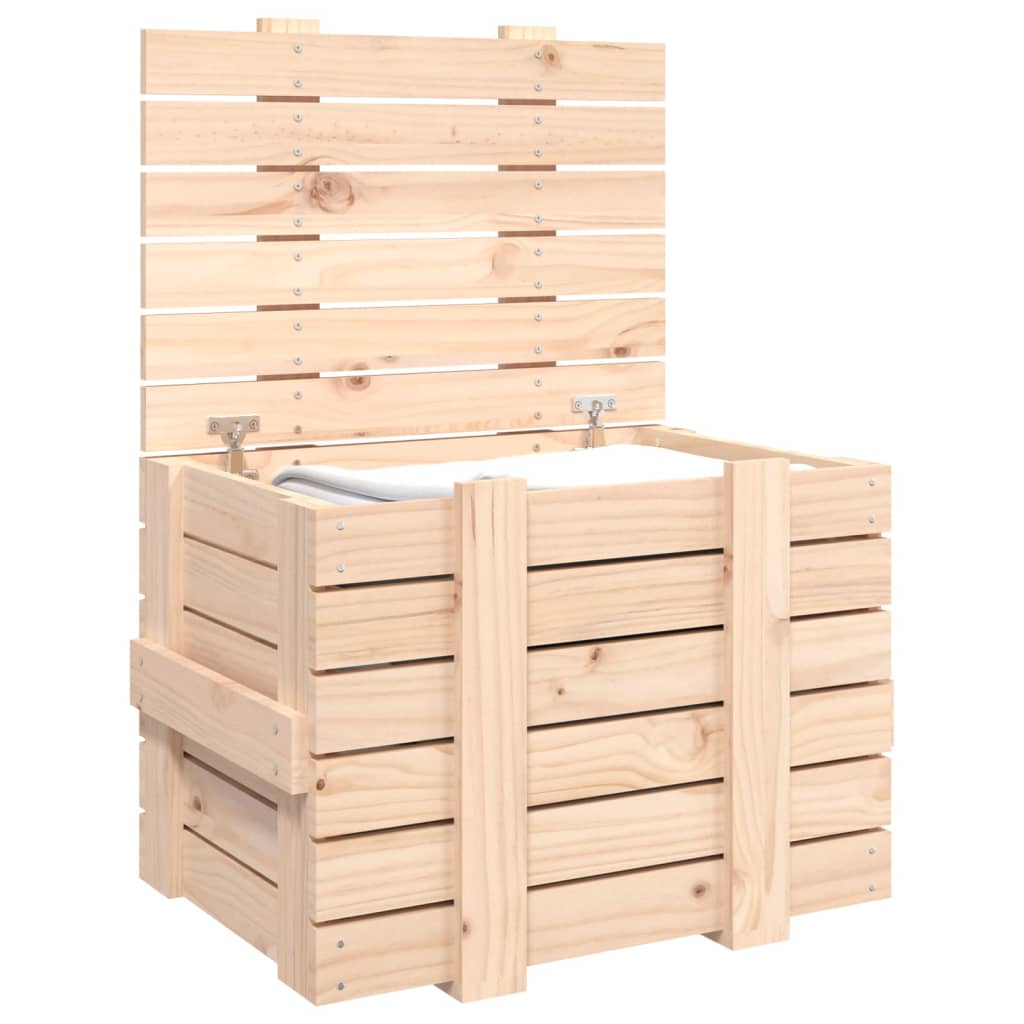 Opbergbox 58x40,5x42 cm massief grenenhout - AllerleiShop