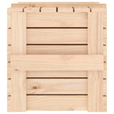 Opbergbox 58x40,5x42 cm massief grenenhout - AllerleiShop