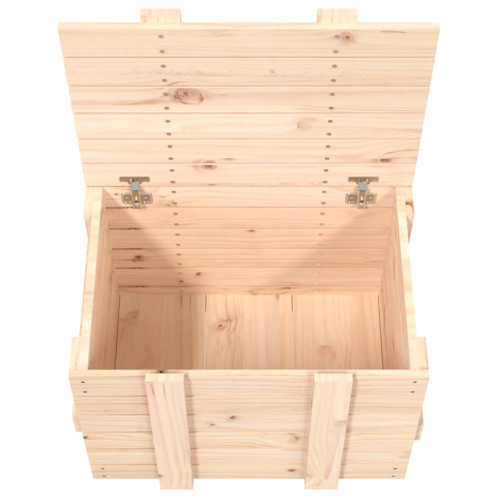 Opbergbox 58x40,5x42 cm massief grenenhout - AllerleiShop