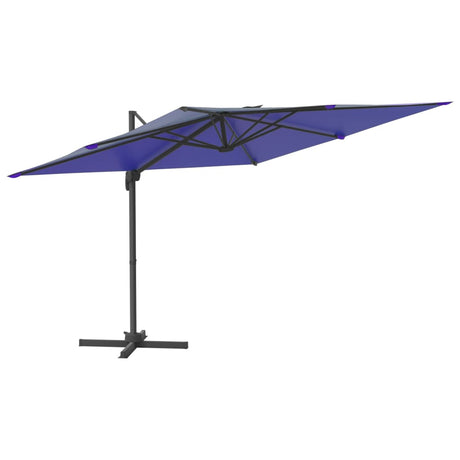 Zweefparasol met aluminium paal 400x300 cm azuurblauw - AllerleiShop