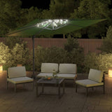 Zweefparasol met LED-verlichting 400x300 cm groen - AllerleiShop