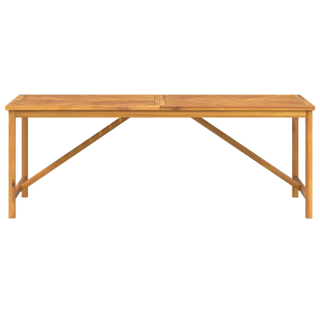 Tuintafel 200x90x74 cm massief acaciahout - AllerleiShop