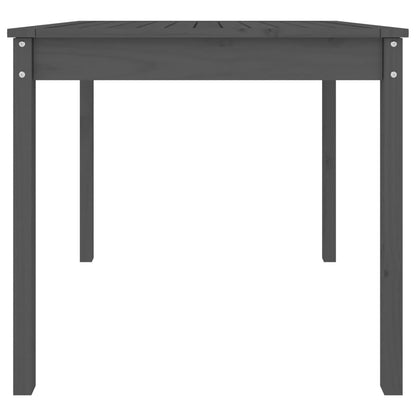 Tuintafel 82,5x82,5x76 cm massief grenenhout grijs - AllerleiShop