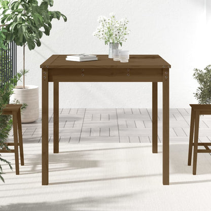 Tuintafel 82,5x82,5x76 cm massief grenenhout honingbruin - AllerleiShop