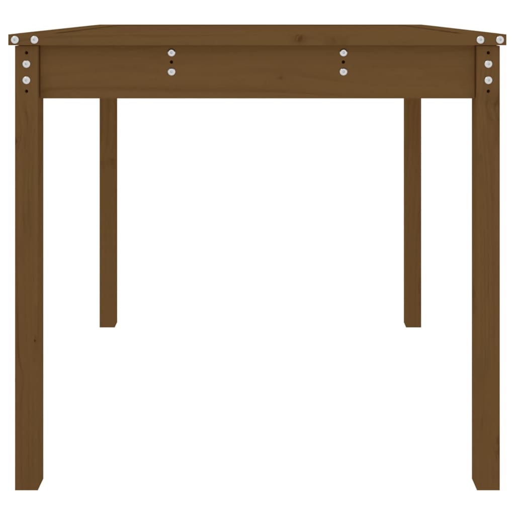 Tuintafel 82,5x82,5x76 cm massief grenenhout honingbruin - AllerleiShop