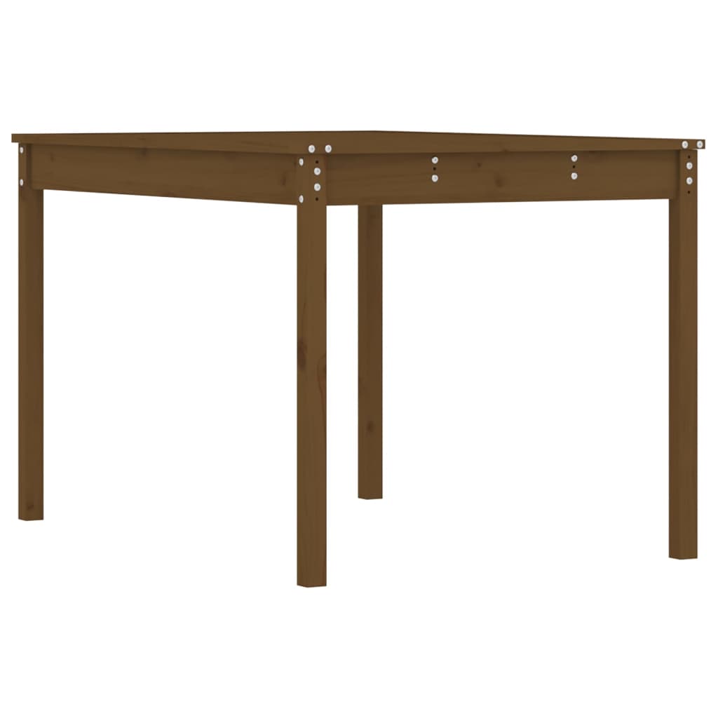 Tuintafel 121x82,5x76 cm massief grenenhout honingbruin - AllerleiShop