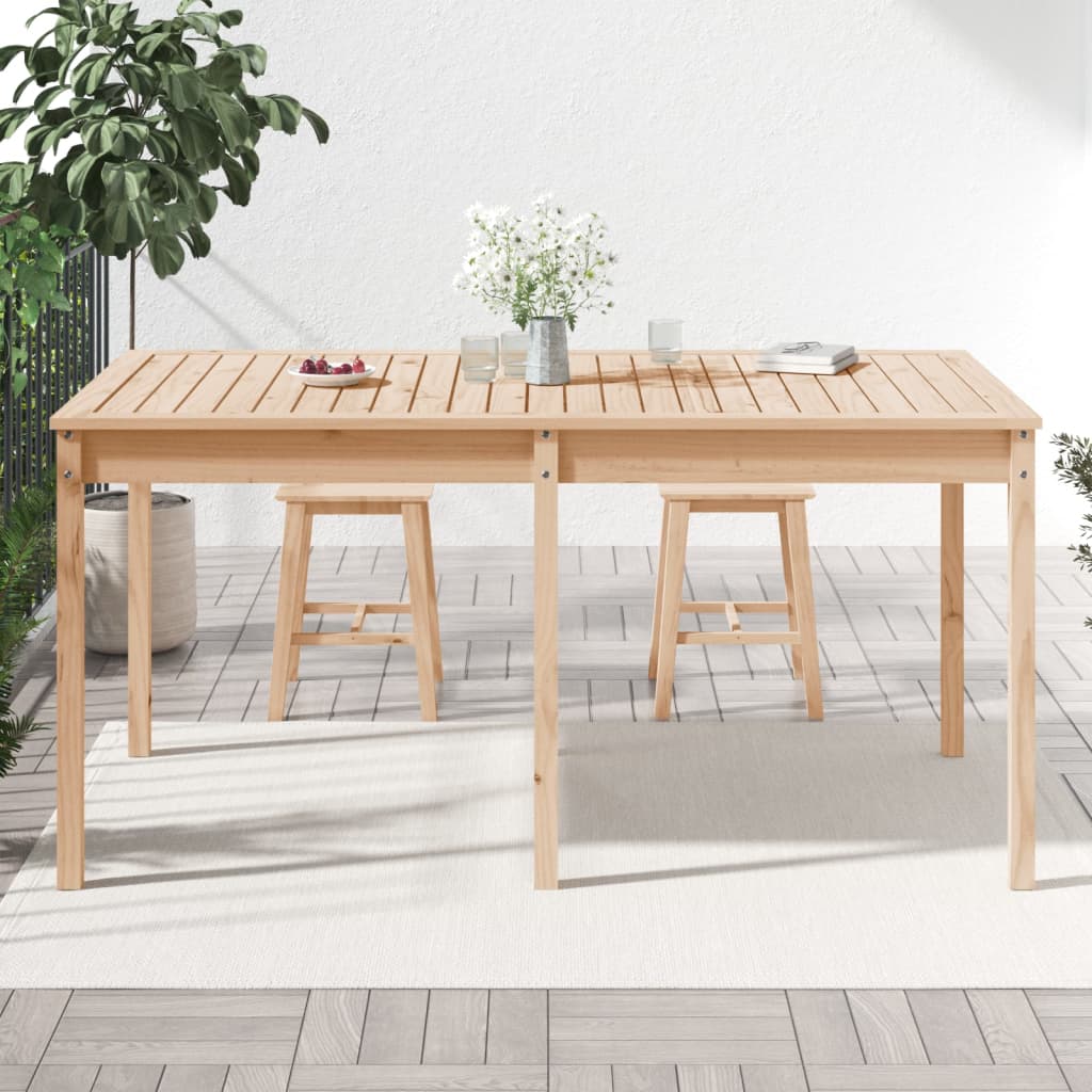 Tuintafel 159,5x82,5x76 cm massief grenenhout - AllerleiShop