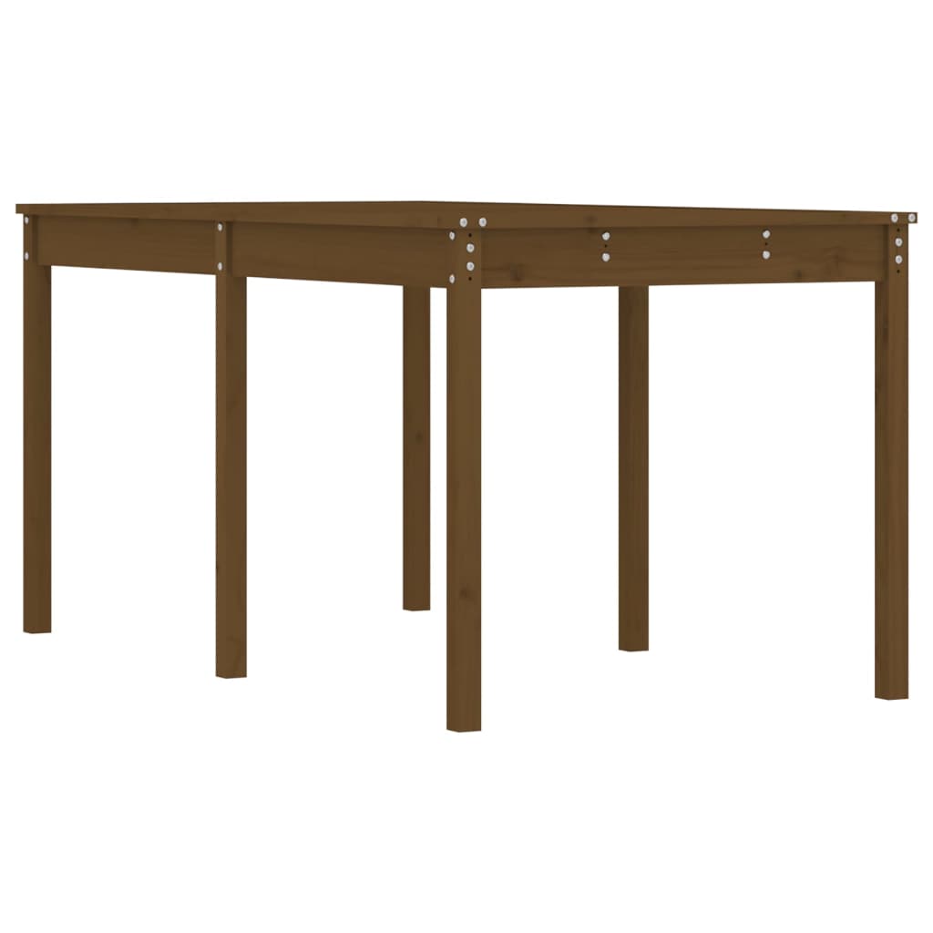 Tuintafel 159,5x82,5x76 cm massief grenenhout honingbruin - AllerleiShop