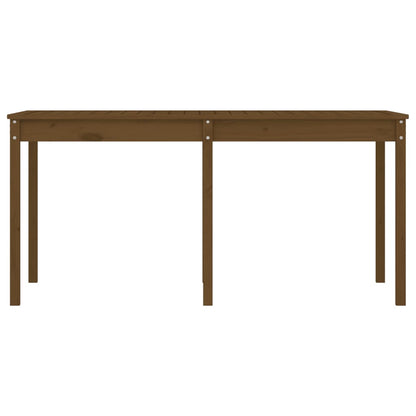 Tuintafel 159,5x82,5x76 cm massief grenenhout honingbruin - AllerleiShop