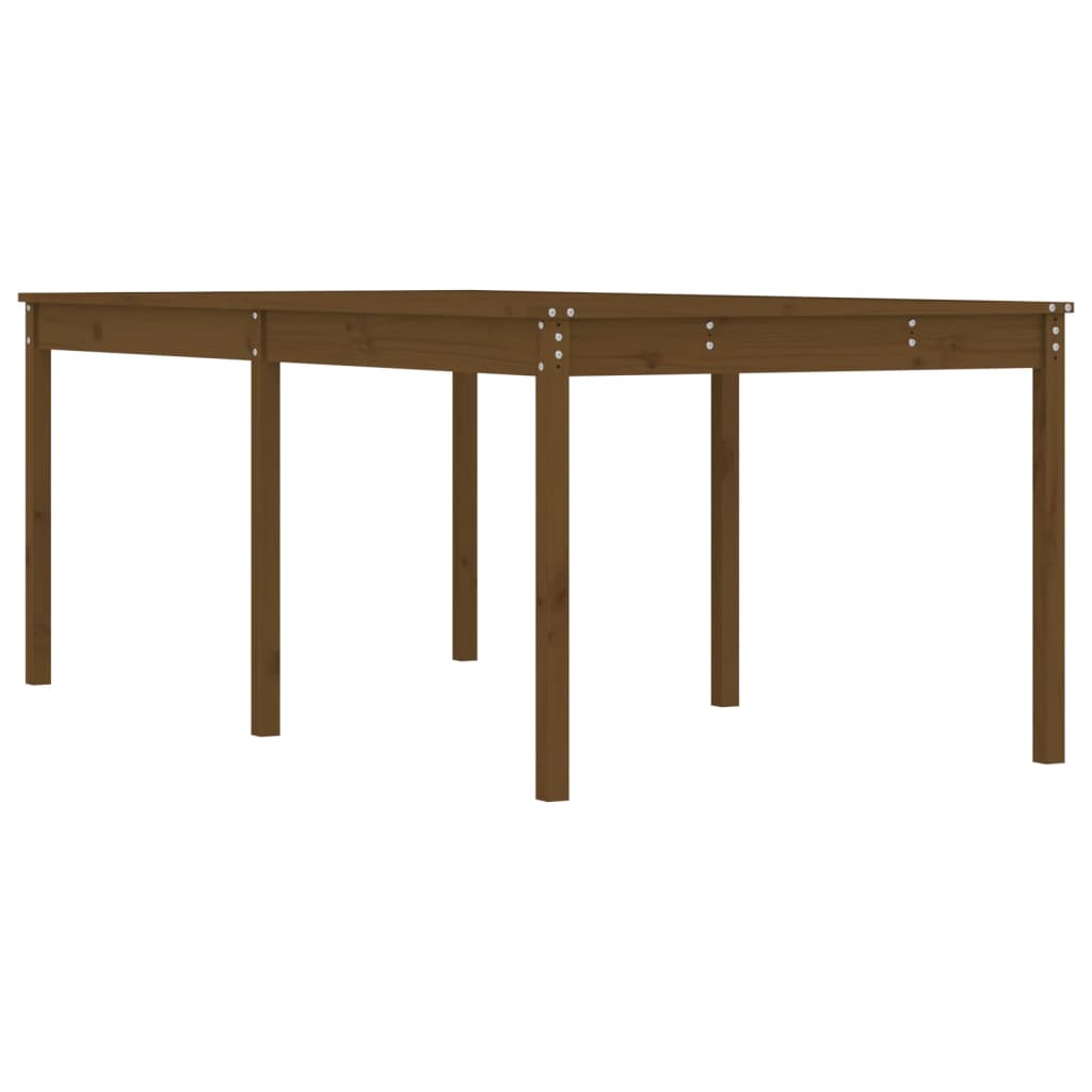 Tuintafel 203,5x100x76 cm massief grenenhout honingbruin - AllerleiShop