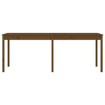 Tuintafel 203,5x100x76 cm massief grenenhout honingbruin - AllerleiShop